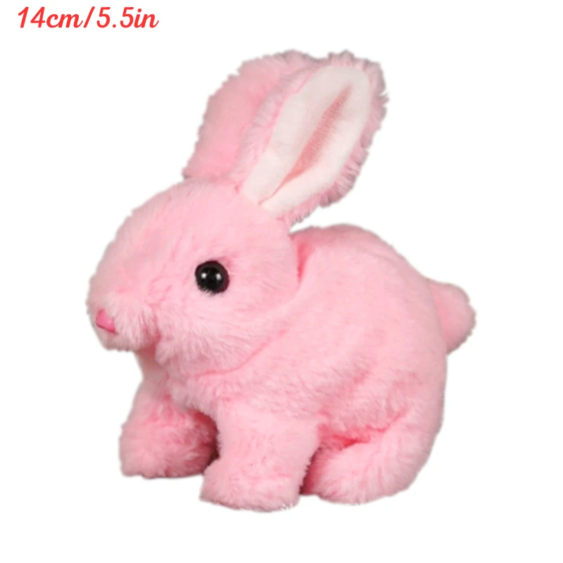 Cute Electric Rabbit Interactive Plush Toys Bunny With Carrot Walking Wiggle Ears Wag Tail Stuffed Peluche Doll Birthday Gifts - Image 12