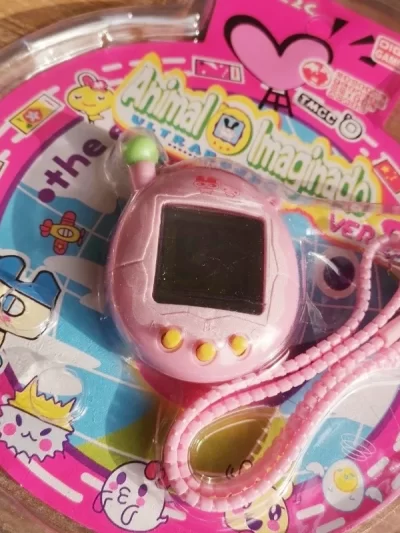 Tamagotchi Anime Electronic Pet Game Machine Kawaii Mimitchi with Necklace Game Machine Keychain Backpack Pendant Mametchi Gift