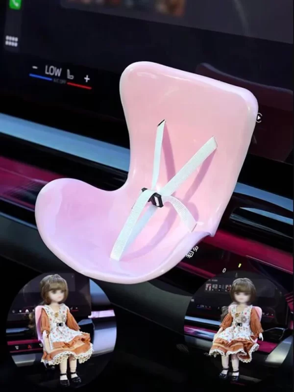 15-17cm buLaLa doll carseat All Doll Safety Seat Accessories Cute Dolls Car Air Outlet Decoration High-Grade Auto Interior gifts - Image 2