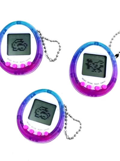 Holiday Pet Game Machine Feeding Elves Handheld Electronic Pet Machine Nostalgic Game Machine Childhood Toy Gifts For Boys And G
