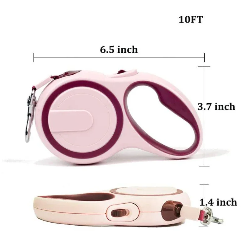 3/5M Pet Leash For Small Medium Dogs Durable Nylon Retractable Dog Walking Leash Leads Automatic Extending Puppy Dog Leash Rope - Image 4