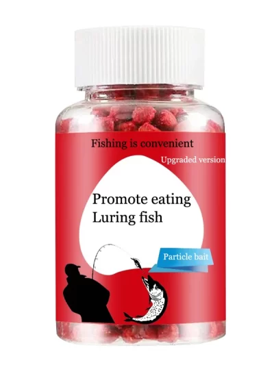 fish foodUniversal concentrated bait, red fragrant fish food granules,outdoor fishing accessories、Fishing bait、Shrimp clipper