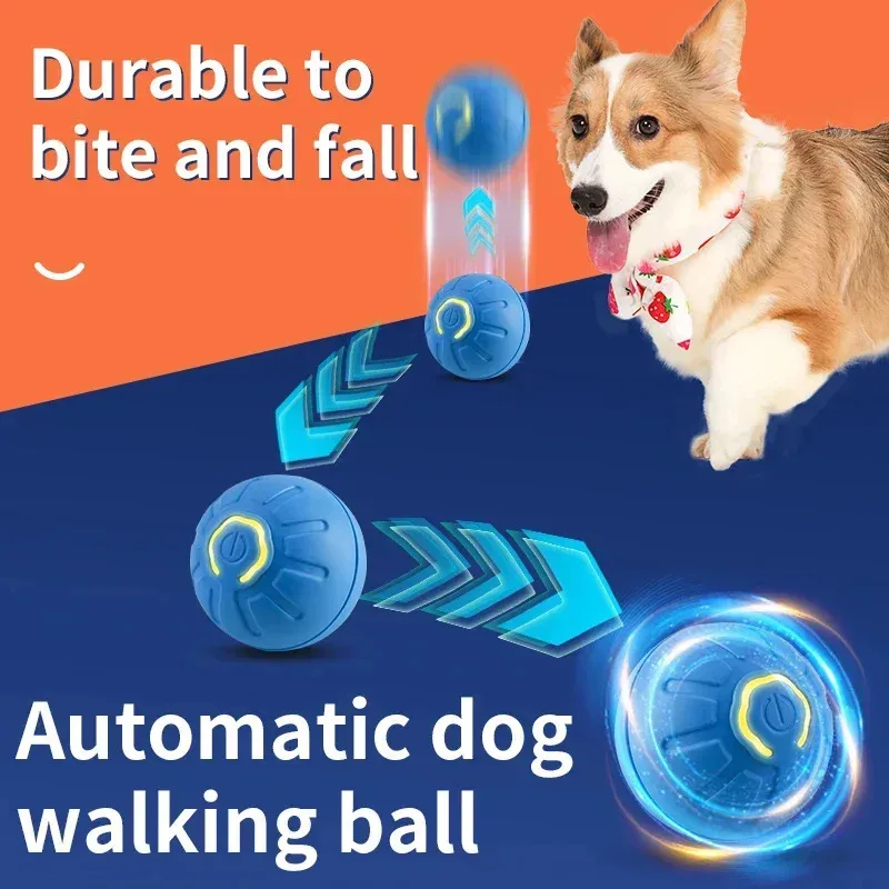 Smart Dog Toy Ball Electronic Interactive Pet Toy Moving Ball USB Automatic Moving Bouncing for Puppy Birthday Gift Cat Product - Image 3