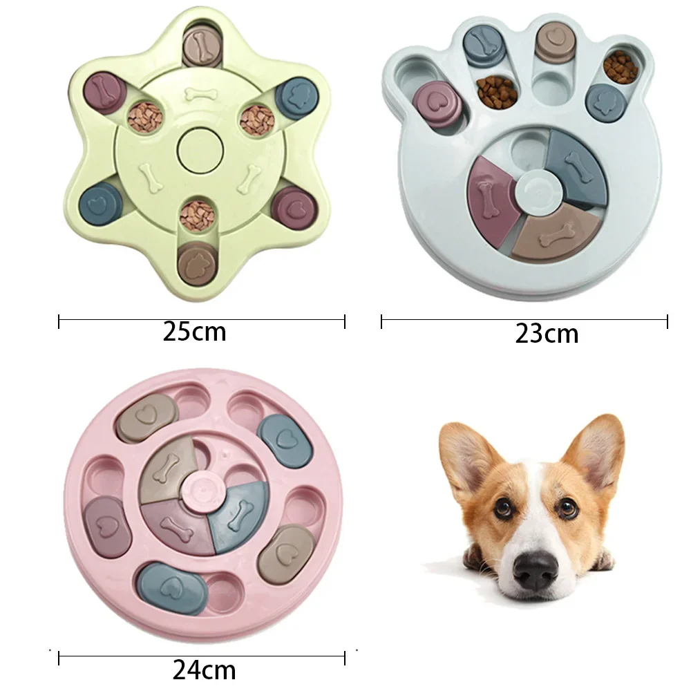 Dog Puzzle Toys Slow Feeder Interactive Increase IQ Food Dispenser Non-Slip Slowly Eating Bowl Cat Dogs Food Games - Image 2