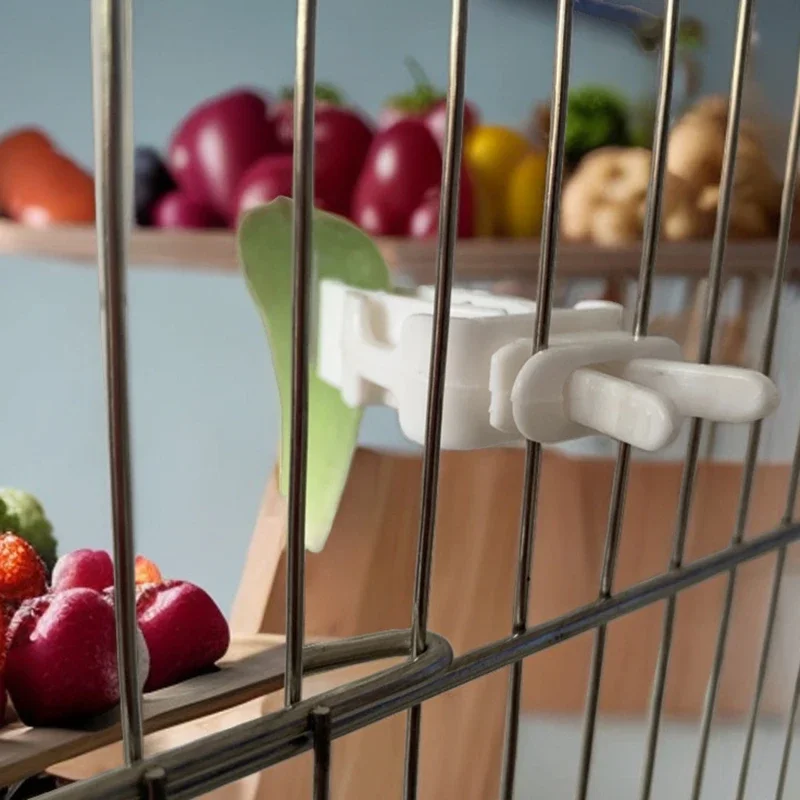 3/6pcs Birds Food Holder Pet Parrot Feeding Fruit Vegtable Clip Cuttlefish Bone Feeder Device Pin Clamp Bird Cage Accessories - Image 3