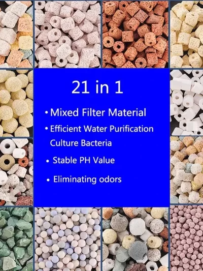 21 Types Aquarium Bio Balls Biochemical Ball Filter Media for Aquarium Filter Accessories for Fish Tank Hot Sale 250g 500g 1000g