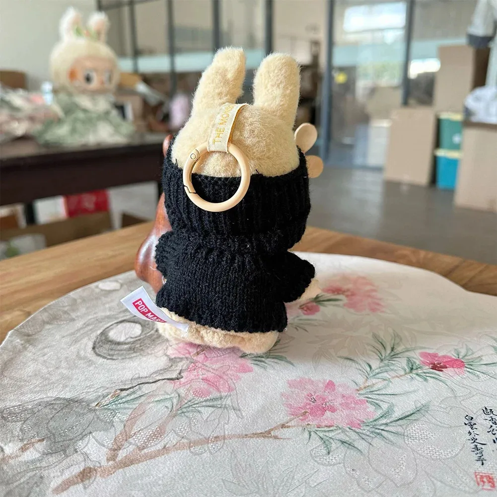 Cute Bunny Doll Accessories with Knitted Clothes Rabbit Ears Hat Heart Sweater for Toy Collectors Clothes - Image 13