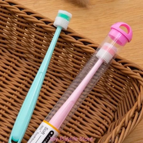 Small Pet Toothbrush for Dogs Cat Teeth Cleaning Kits Soft Silicone Bristle Dog Toothbrush Dental Care Puppy Tooth Brush - Image 3