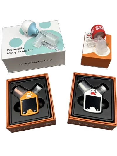 Pet choking alarm Apnea Sensor Monitor Animal Cat Dog Apnea Alarm Anesthesia Breathing Monitor Veterinary Clinic Equipment