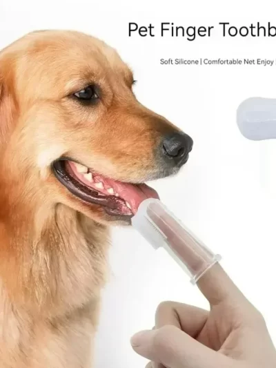 3/6pcs Pet Silicone Finger Cots Toothbrush Cats Dogs Brushing Dog Accessories  Teeth Oral Cleaning Products in Addition Perros
