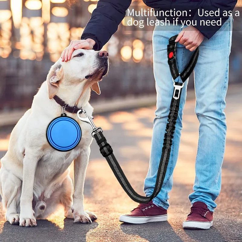 Dog Leash Pet Car Safety Buckle Multi-functional Walking Dog Rope Small Dog Big Dog Car Pet - Image 3