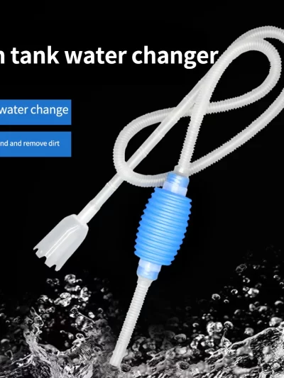 Aquarium Siphon Fish Tank Syphon Vacuum Gravel Water Filter Cleaner Siphon Pump Manual Cleaner ChangerSafe Vacuum