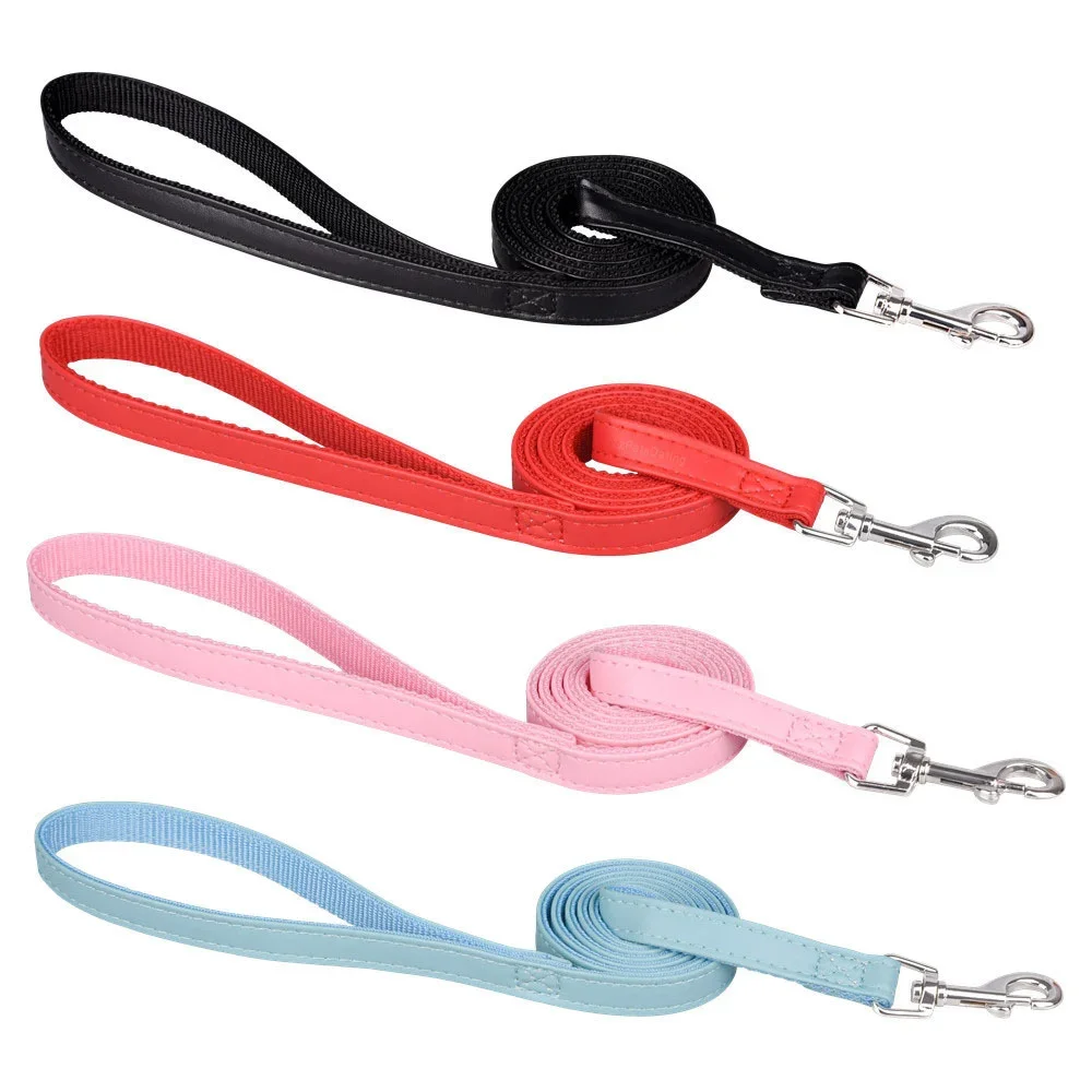 Small Dog Leash Soft Suede Leather Dog Leashes For Chihuahua Yorkishire Pug Small Dogs Cats Walking Leash Pink - Image 11