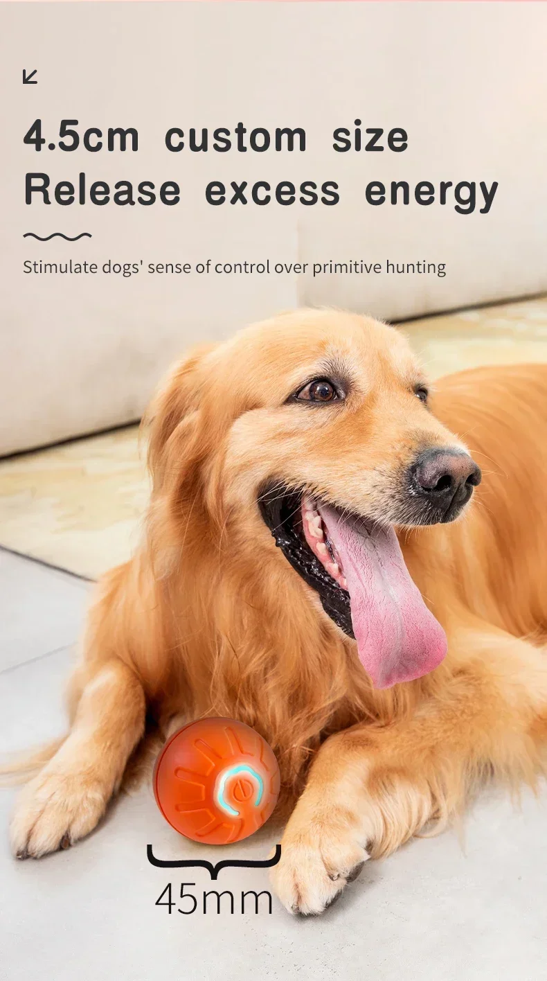 Smart Dog Toy Ball Electronic Interactive Pet Toy Moving Ball USB Automatic Moving Bouncing for Puppy Birthday Gift Cat Product - Image 15