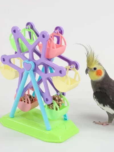 Parrot foraging toy bird food jar bird food box feeder bird cage bird toy decompression toy puzzle toy special