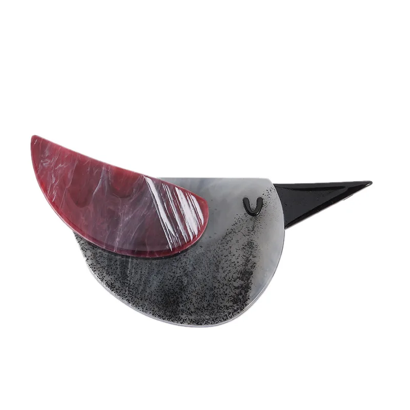 SKEDS Fashion Women Men Acrylic Bird Brooch Pin Creative Simple Trendy Badges For Unisex Bag Clothing Accessories Brooches Gift - Image 6