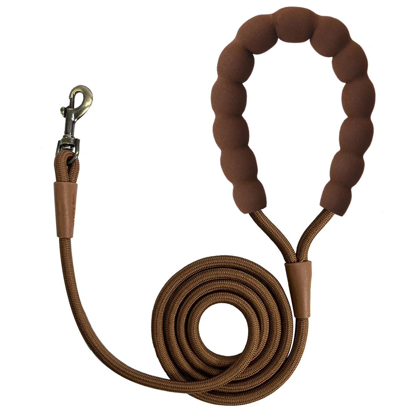 LL039--pet dog leash, 1.5-meter high density rope, soft handle, alloy buckle. - Image 2