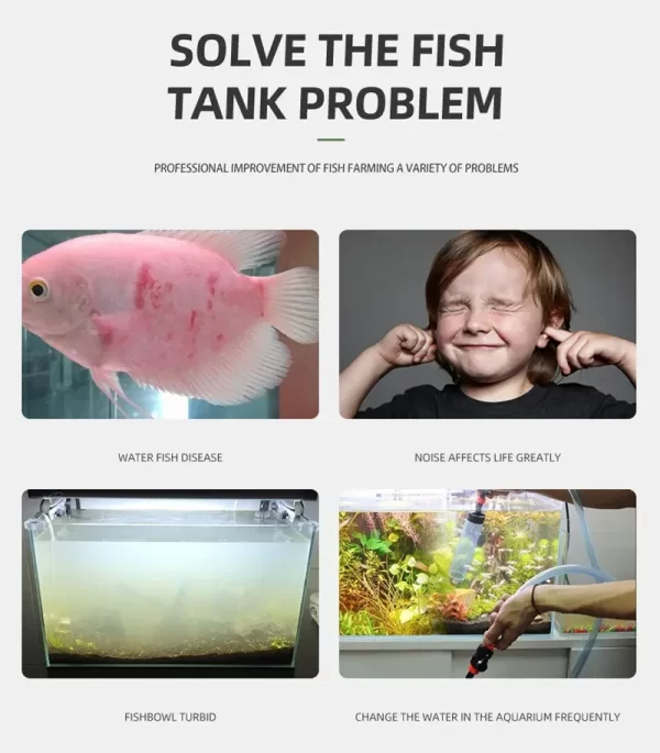 Thin External Filter Fish Tank Aquarium Waterfall Filter Pump Hanging Fish Tank Suitable For 30-80cm Oil Film Wall-mounted Pump - Image 10