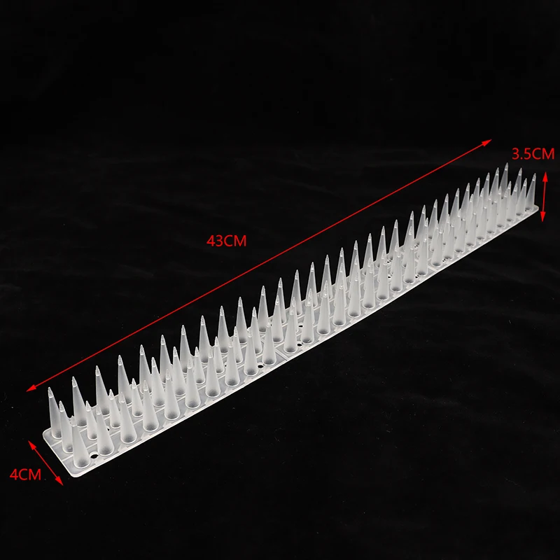 DIY Accessories Repeller Cat Plastic Bird Repellent Anti Pigeon Anti-bird Squirrel Garden Fences Control Transparent Spikes - Image 6
