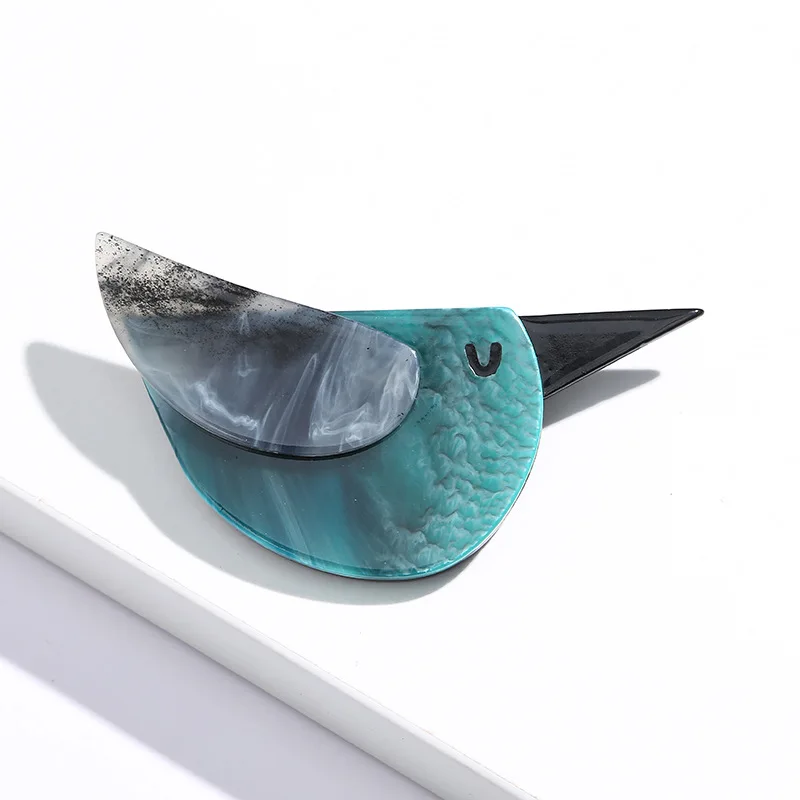 SKEDS Fashion Women Men Acrylic Bird Brooch Pin Creative Simple Trendy Badges For Unisex Bag Clothing Accessories Brooches Gift - Image 13