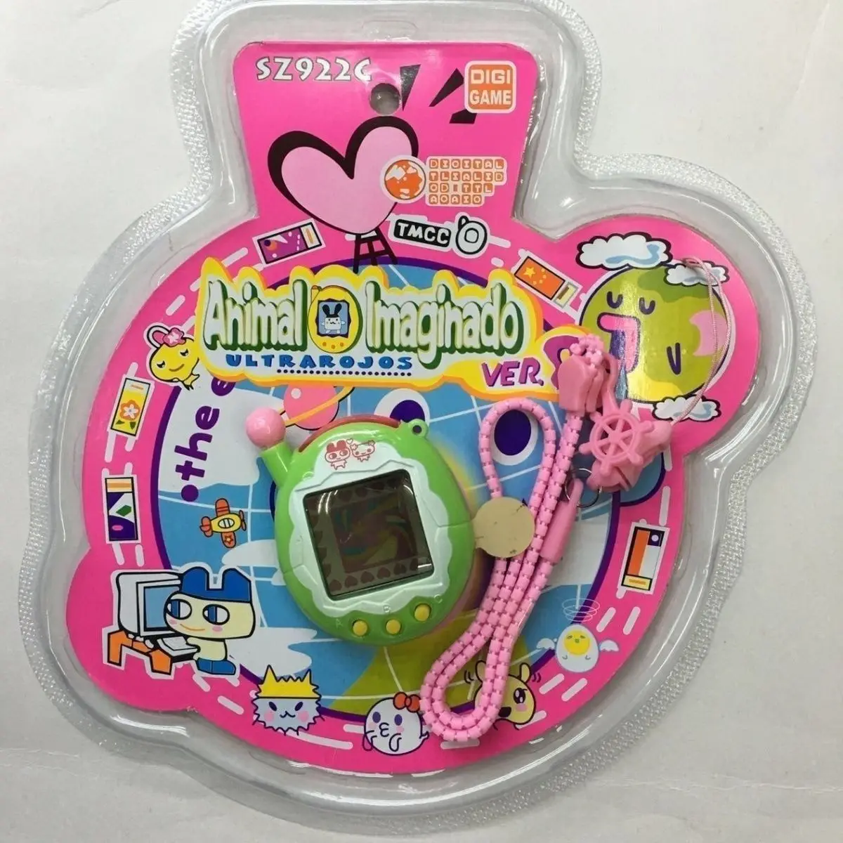 Tamagotchi Anime Electronic Pet Game Machine Kawaii Mimitchi with Necklace Game Machine Keychain Backpack Pendant Mametchi Gift - Image 5