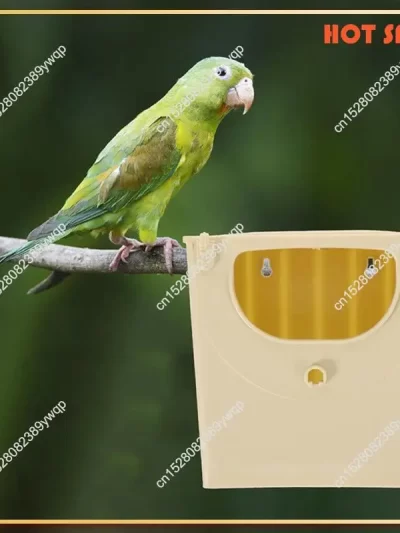 ABFA Bird Box Hatch Nest Plastic Hut Can Hang Bird Home Balcony Decoration Bird Nest