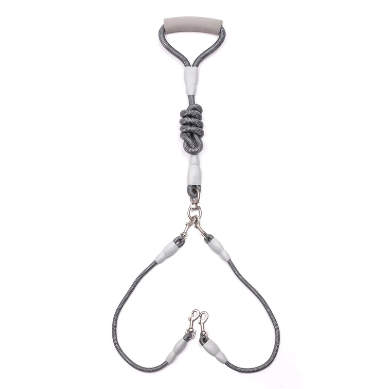 150cm/59.06in Strong Dog Leash Pet Dual Dog Leash Soft Handle Puppy Leash for Small Medium Large Dogs Dog Accessories - Image 5