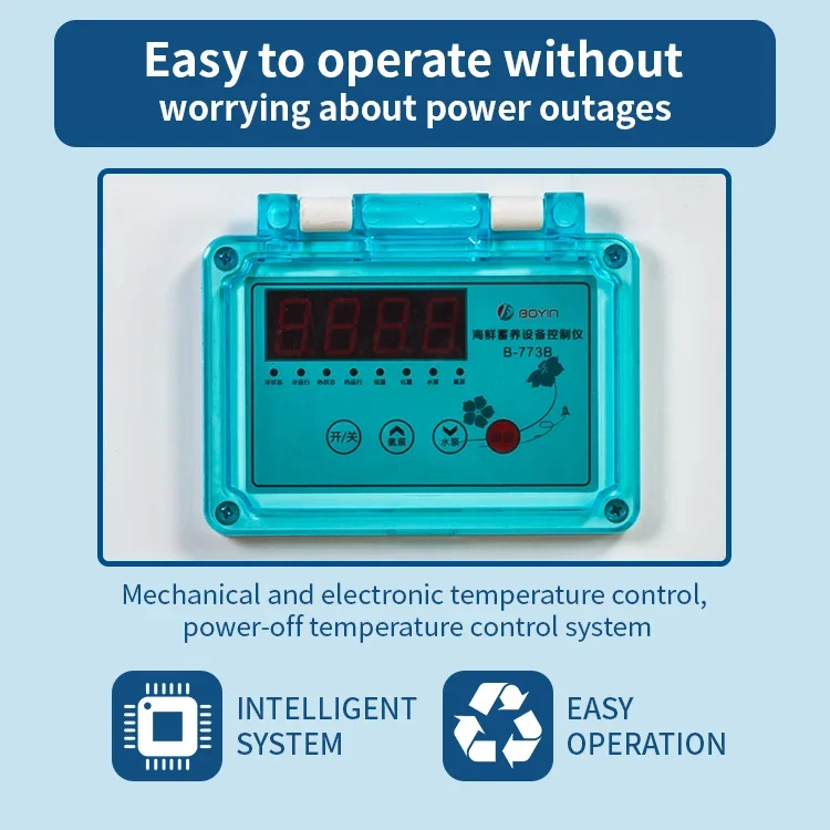 Seafood Restaurant Aquarium Fish Tank Refrigeration Special For Aquaculture Industrial Water Cooling Seafood Pool Water Chiller - Image 9