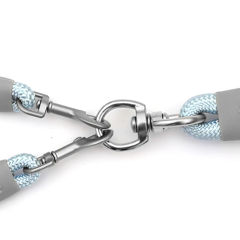 150cm/59.06in Strong Dog Leash Pet Dual Dog Leash Soft Handle Puppy Leash for Small Medium Large Dogs Dog Accessories - Image 3