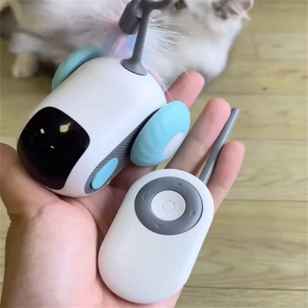 Remote Control Interactive Cat Toy Intelligent Automatic Electric Smart Sports Self-moving Balance Interactive Car Cat Toys - Image 5