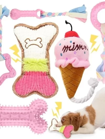 Pet Dog Chewing Toys Cat Dog Teeth Cleaning Interactive Toy Cotton Rope Bite Resistant Anti Swallowing Dog Toys Dog Supplies