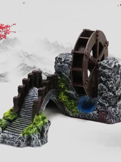 Resin Aquarium Ornaments Decorations Artificial Rockery Landscaping Accessories For Fish Tank Aquarium Decoration Background