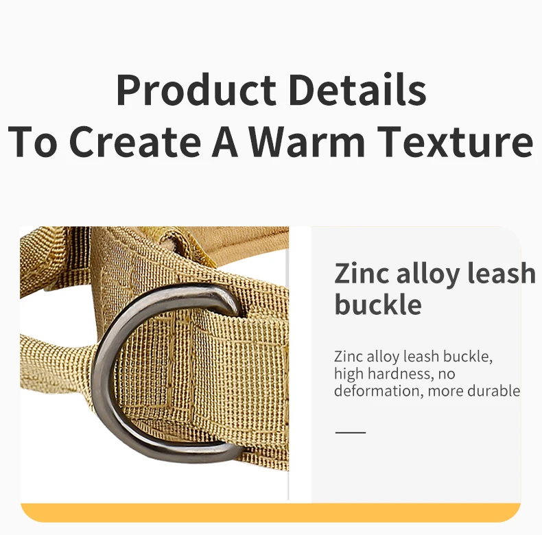 Tactical Dog Collar For Medium And Large Dogs: Suitable For All Breeds, Adjustable And Durable - Image 10