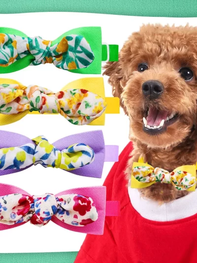 40pcs Small Dog Cat Bowties Fashion Cute Bow Ties For Dogs Grooming Accessories Dog Neckties Puppy Small Dogs Supplies
