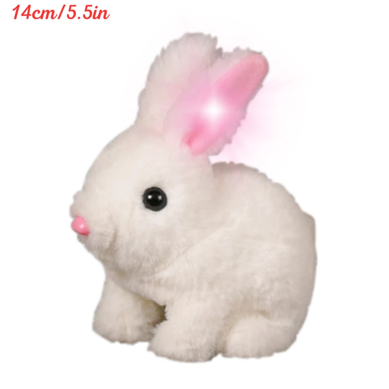 Cute Electric Rabbit Interactive Plush Toys Bunny With Carrot Walking Wiggle Ears Wag Tail Stuffed Peluche Doll Birthday Gifts - Image 11