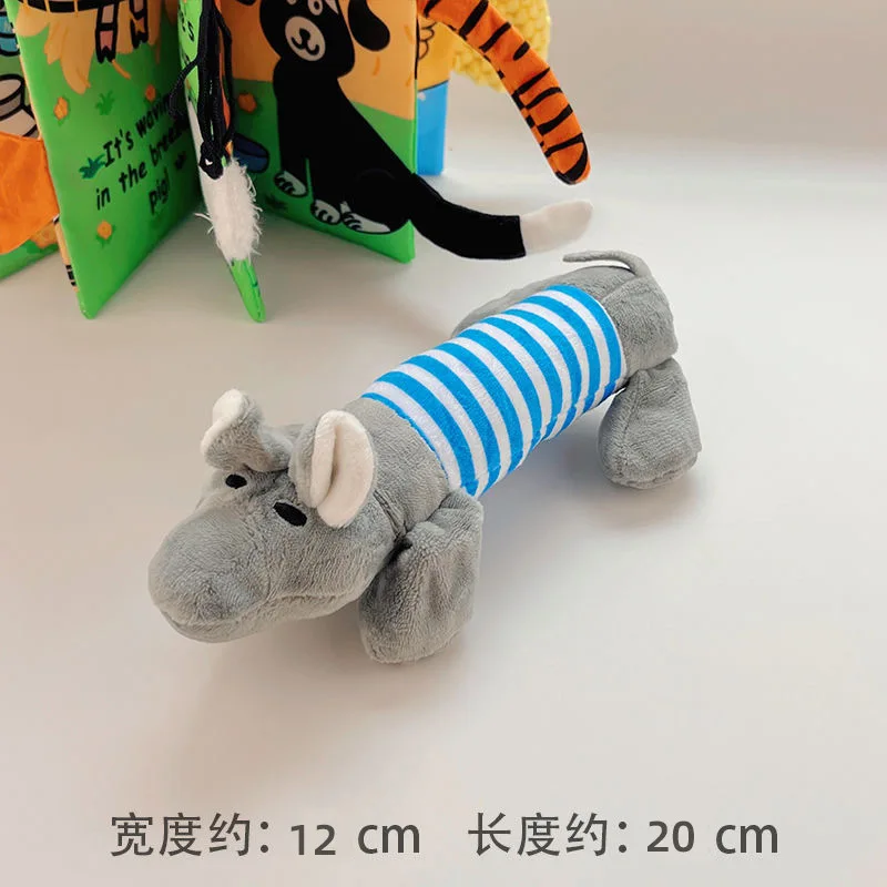 Dog Cat Fleece Toys Elephant Duck Pig Chicken Legs Pet Funny Plush Toys Fit for All Pets Popular Squeak Chew Sound Dolls - Image 9