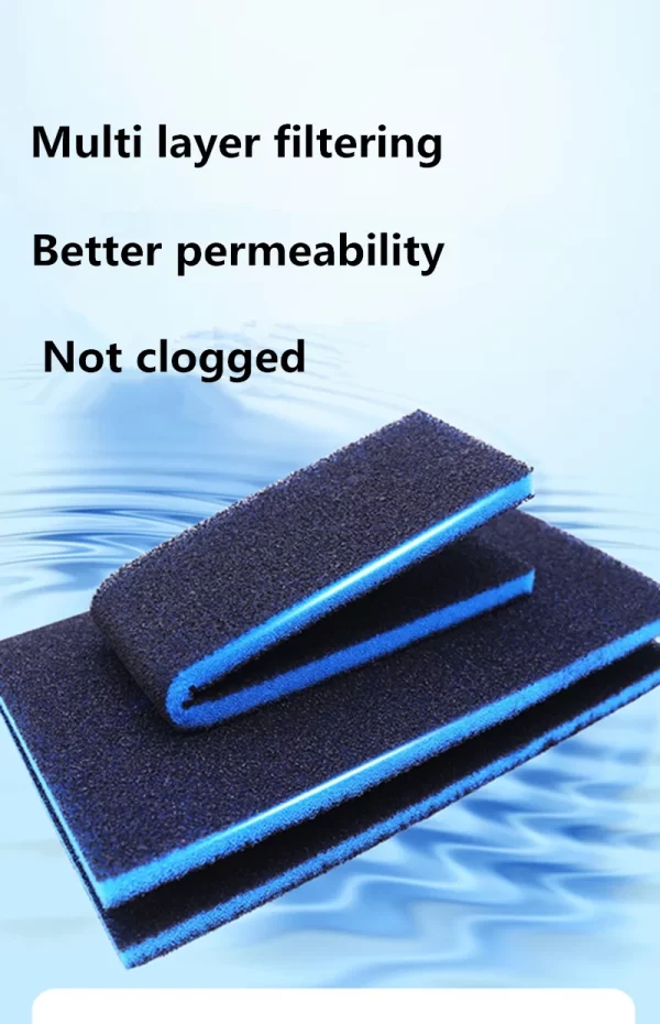 Aquarium Activated Carbon Biochemical Filter Cotton High-density Water Purification Sponge Fish Tank Filter Filter Accessories - Image 10