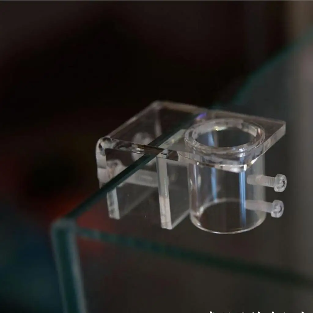 Acrylic Water Accessory Hose Aquarium Tube Pecera Support Fixing Clip Clamp 25mm Aquarium Hose Tube Fixing Clip Holder Clamp - Image 3