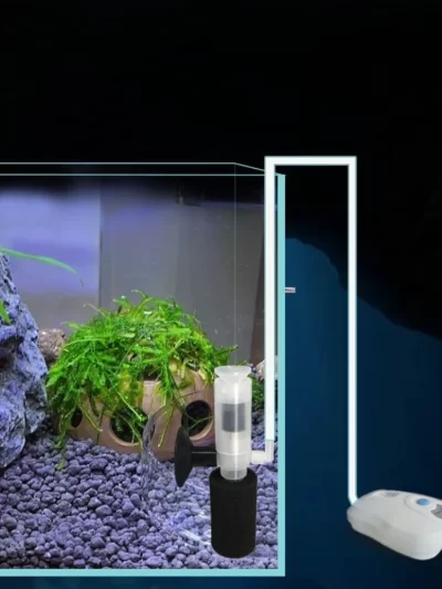 Fish Tank Filter Aerator Mini Aquarium Bio Sponge Filter Media Multi Layers Internal Filter for Small Fish Tank Air Pumps