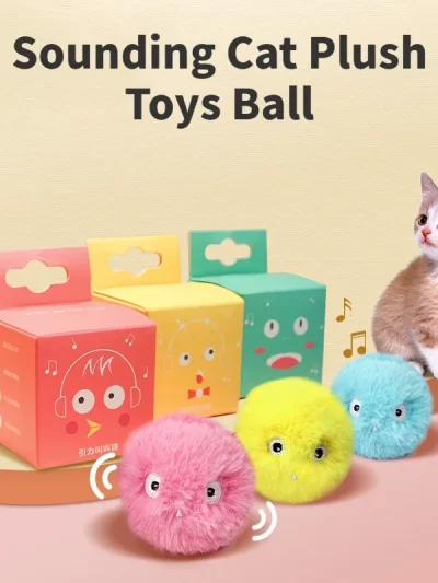 Cat Toys Smart Interactive Ball Catnip Cat Training Toy Pet Playing Ball for Cats Kitten Kitty Pet Squeaky Toy Supplies Products