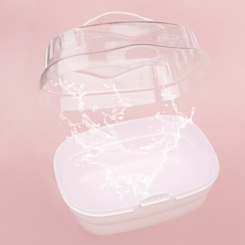 Rabbit Outgoing Cage Small Pet with Ventilable Cover Plastic Pet Carry Box Portable Travel-Case for Hamsters T21C - Image 4