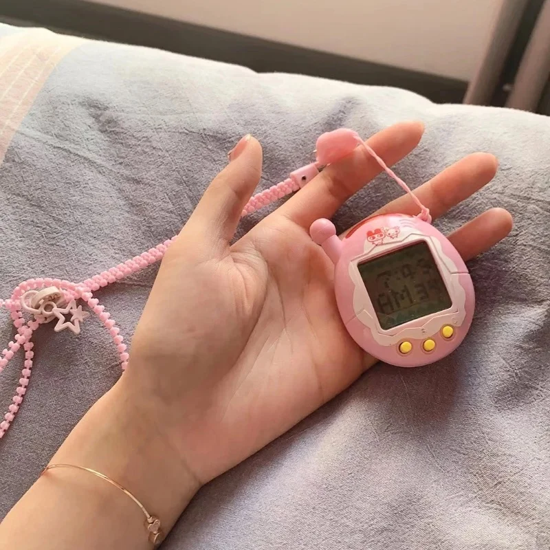 Tamagotchi Anime Electronic Pet Game Machine Kawaii Mimitchi with Necklace Game Machine Keychain Backpack Pendant Mametchi Gift - Image 8