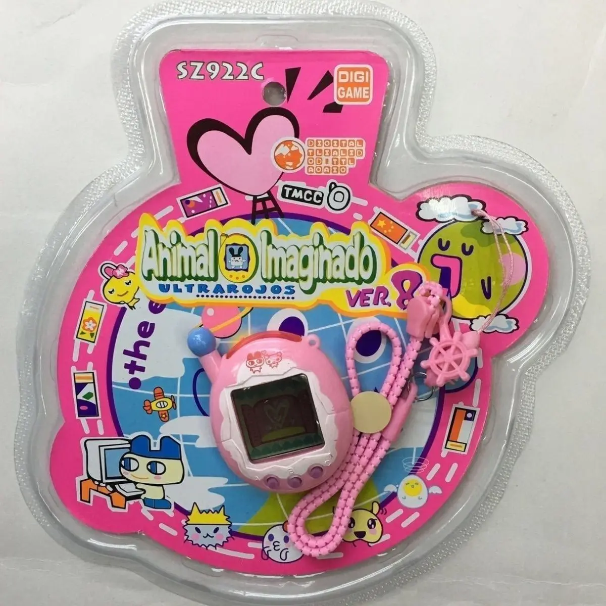 Tamagotchi Anime Electronic Pet Game Machine Kawaii Mimitchi with Necklace Game Machine Keychain Backpack Pendant Mametchi Gift - Image 4