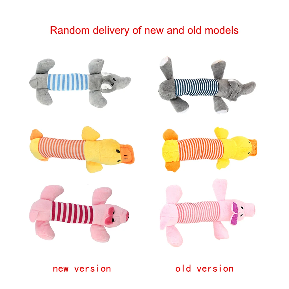 Dog Cat Fleece Toys Elephant Duck Pig Chicken Legs Pet Funny Plush Toys Fit for All Pets Popular Squeak Chew Sound Dolls - Image 13