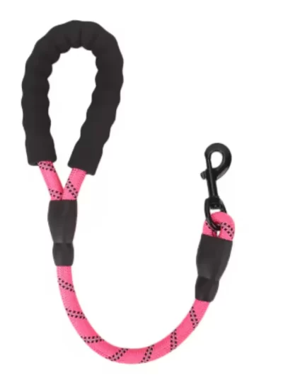 Dog Leash Short Leashes for Large Dog Walking Reflective Dogs Leash Comfortable Handle Pet Chain Rope Dogs Leashes Pet Supplies