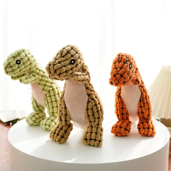 Cats and Dogs Pet Plush Dinosaur Toys Interactive Dog Chew Toys Plush Stuffing Pet Supplies Dog Toys for Small Dogs - Image 6