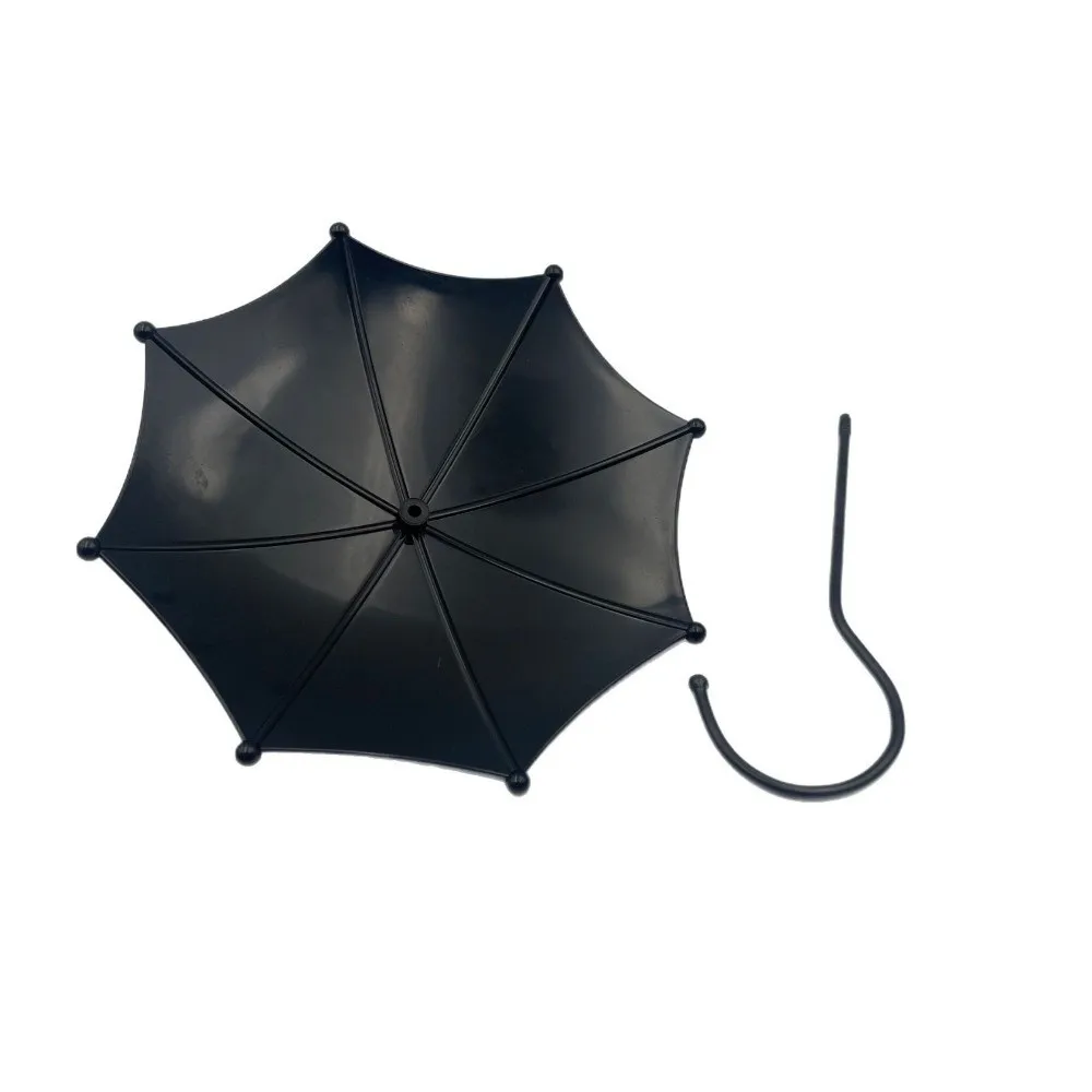 Umbrella Design Bird Feeding Tray Yard Decorations Garden Ornaments Hanging Bird Feeder Round Weatherproof Bird Bath Feeder - Image 4