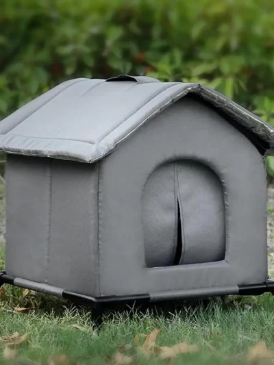 Outdoor Cat House Winter Insulated Warm Cat Shelter Weatherproof Cat Tent for Garden Porch Backyard Patio Pet House