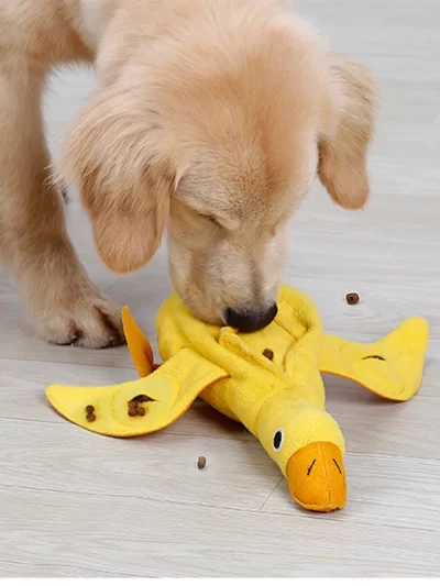 Interactive Cat Toy IQ Treat duck Smarter Pet Toys Food Ball Food Dispenser For Cats Playing Training duck Pet Supplies Feed