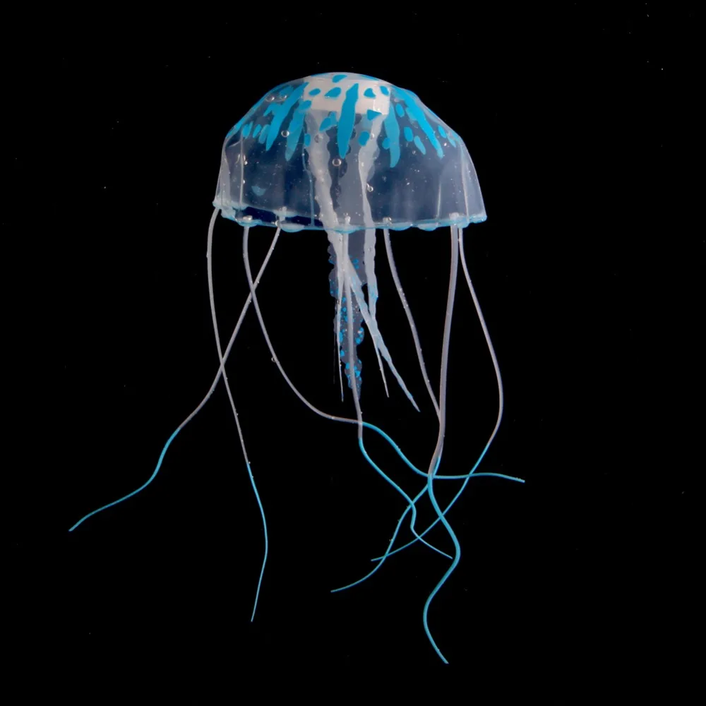 1 Pcs Artificial Jellyfishes Aquarium Fish Tank Accessories Simulation Fluorescent Jellyfish Goldfish Tank Aquarium Landscaping - Image 4